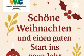 Wir wünschen frohe Weihnachten 
